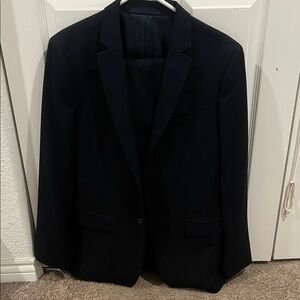 Topman Black Men's Single-Breasted Suit Jacket and Pant